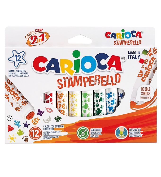 Carioca Stempel Tuscher -   Stk - Multifarvet