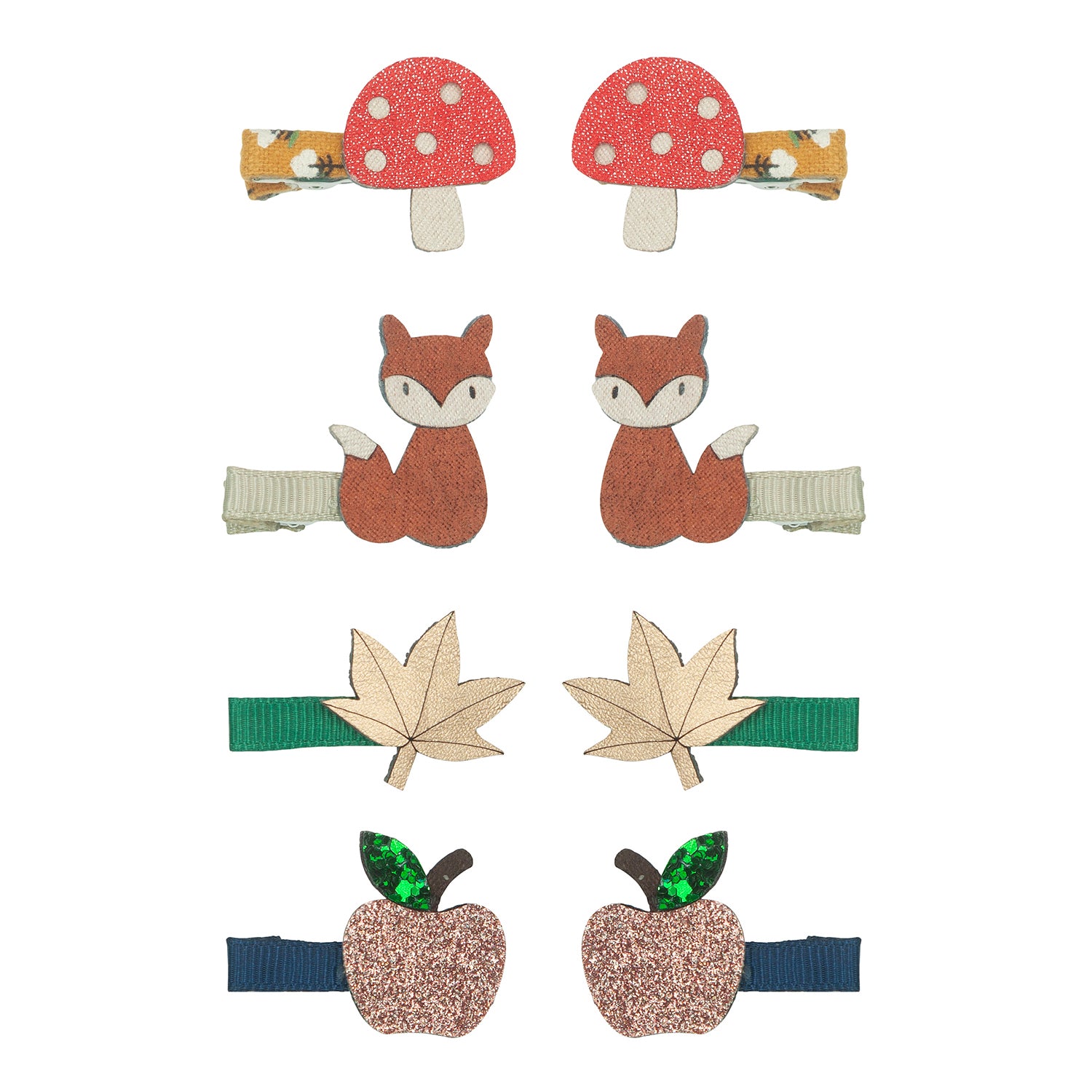 Mimi   Lula   Hårclips - Mini Autumn Forest