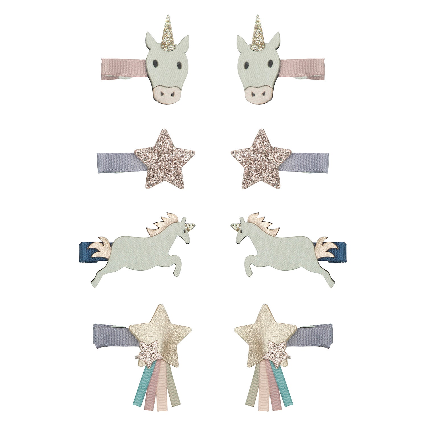 Mimi   Lula   Hårclips - Mini Unicorn Little Prince