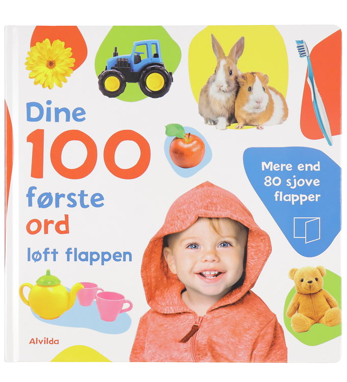Alvilda Billedbog M  Flapper- Dine   Første Ord - Dansk