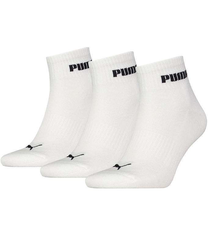 Puma Ankelstrømper -  -pak - Quarter - Hvid