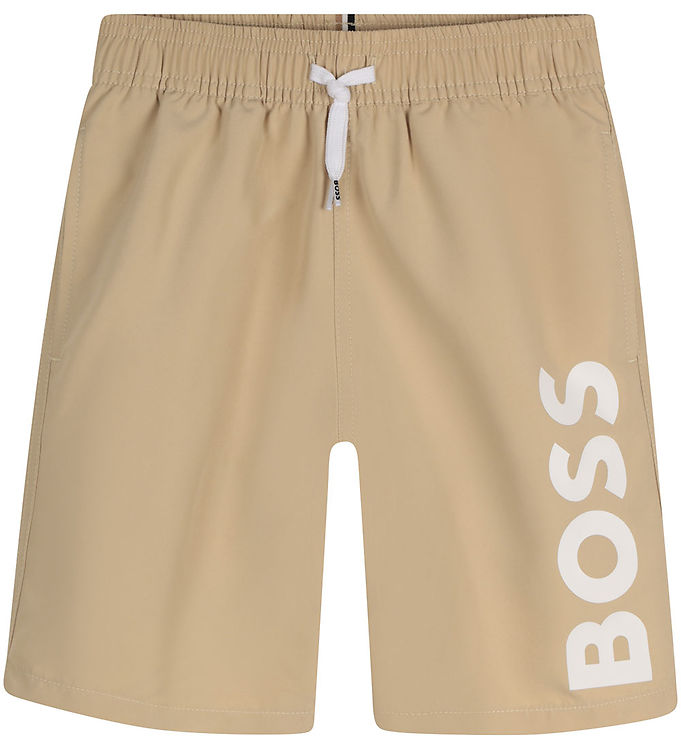 Boss Badeshorts - Stone M  Hvid