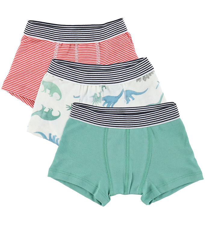 Petit Bateau Boxershorts -  -pak - Grøn Rød