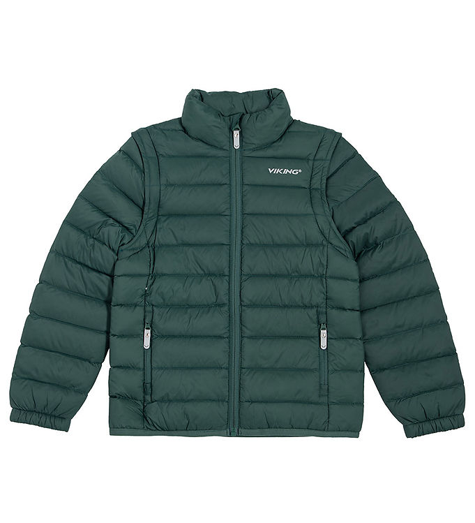 Viking Dunjakke Vest - Aery Light Down - Dark Green