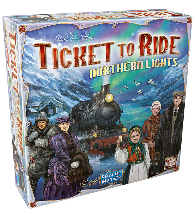Ticket To Ride Brætspil - Northern Lights - Nordic