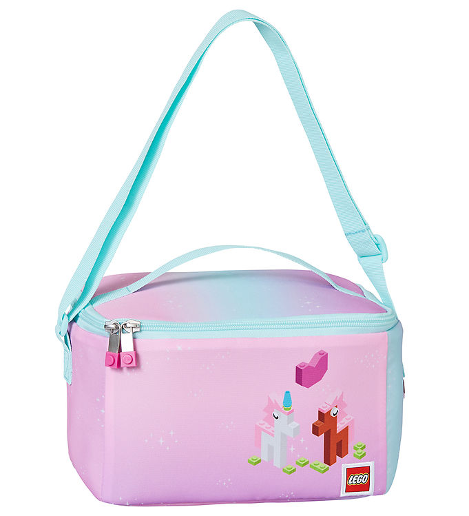 Lego?  Iconic Sparkle Køletaske - Pink Blå