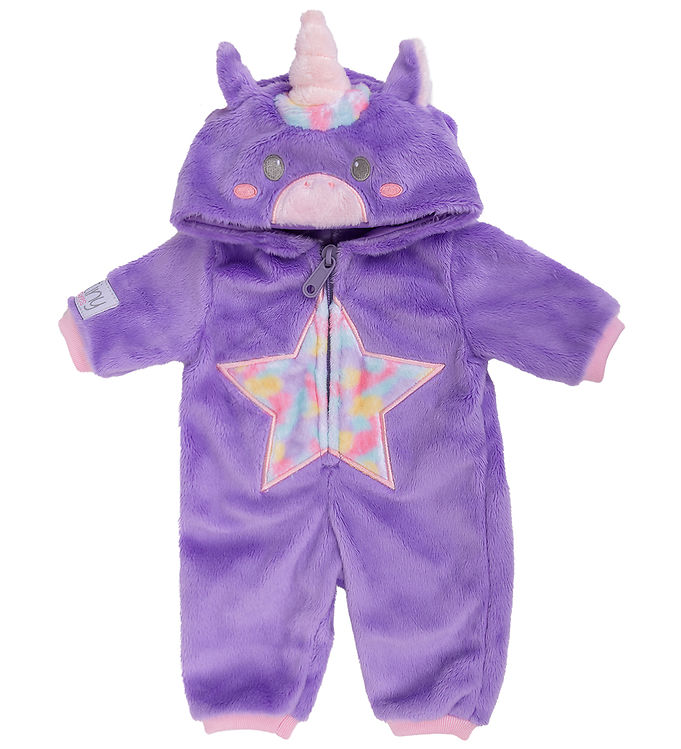 Tiny Treasures Dukketøj - Unicorn Star All-in-one