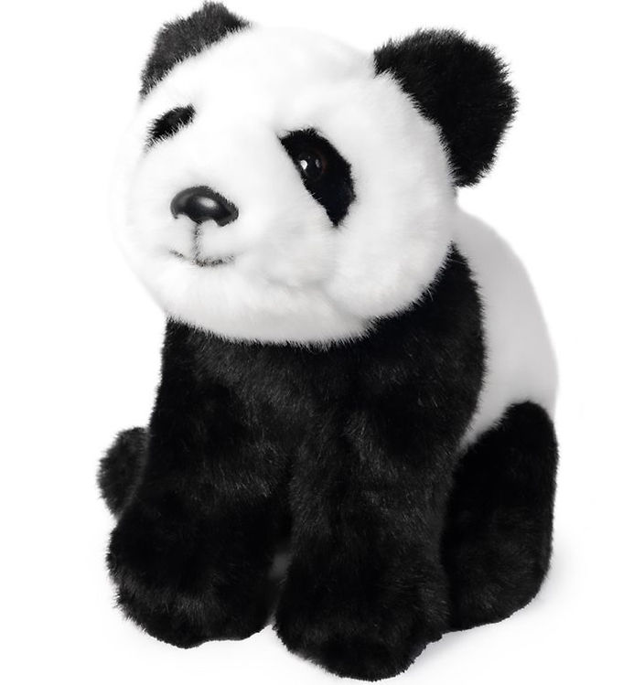 Living Nature Bamse -  X  - Panda Unge - Sort Hvid