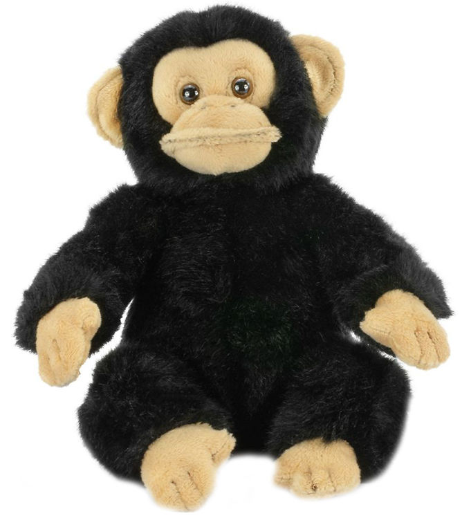 Living Nature Bamse -  X  Cm - Baby Chimpanse - Sort