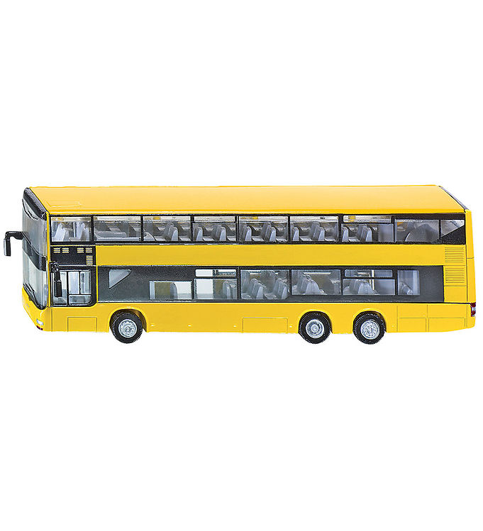 Siku Bus -  :  - Man Double Decker City Bus - Gul