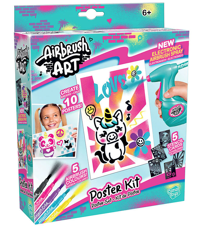 Airbrush Plush Art - Plakatsæt