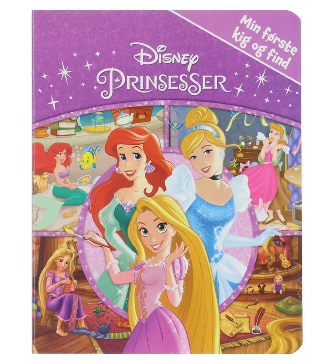 Karrusel Forlag Bog - Kig Og Find: Disney Prinsesser - Dansk