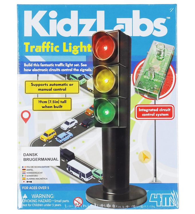 M - Kidzlabs - Traffiklyssæt