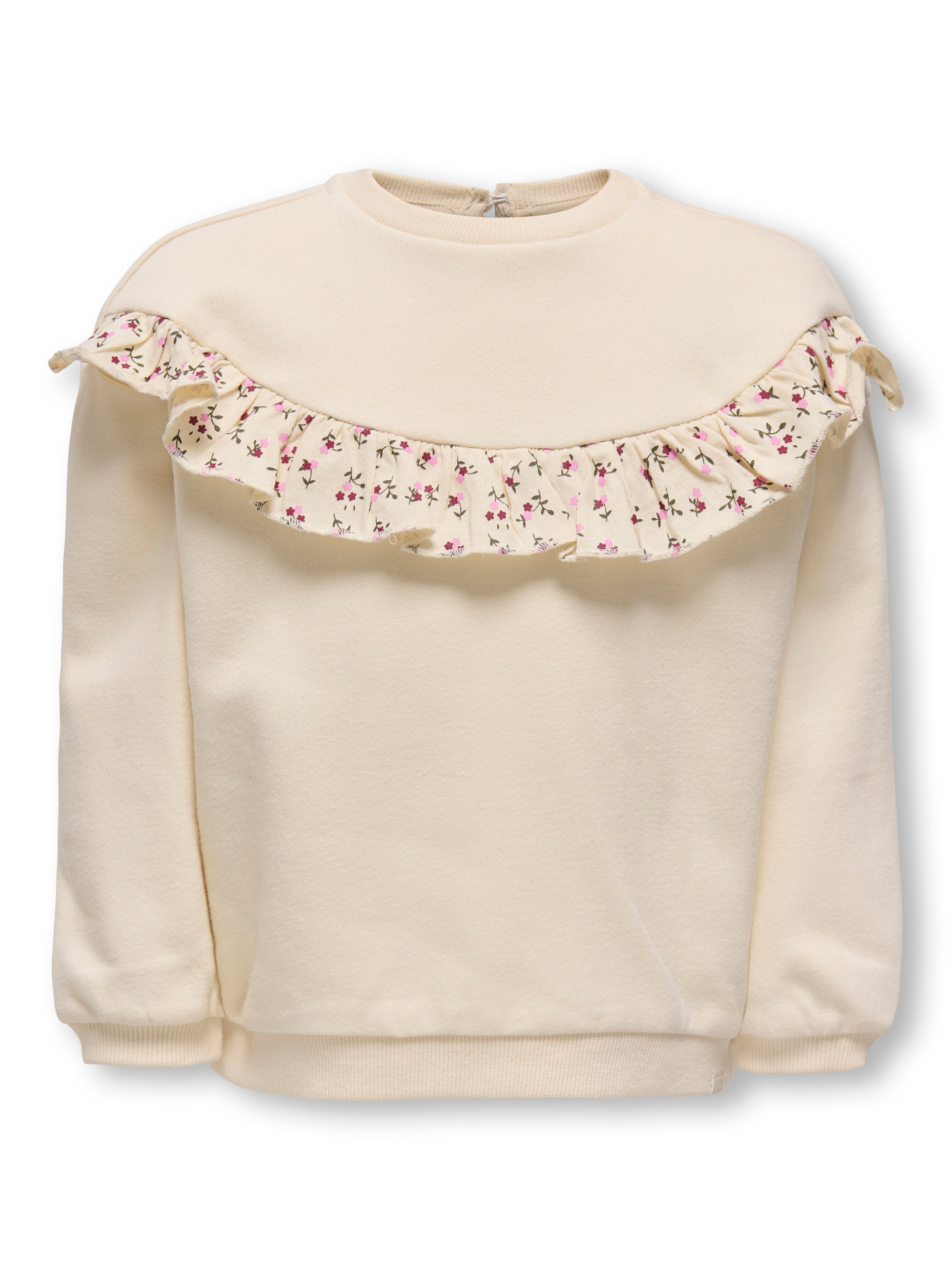 Only Mini Capella Life Ruf Sweatshirt - Whitecap Gray -   Cm