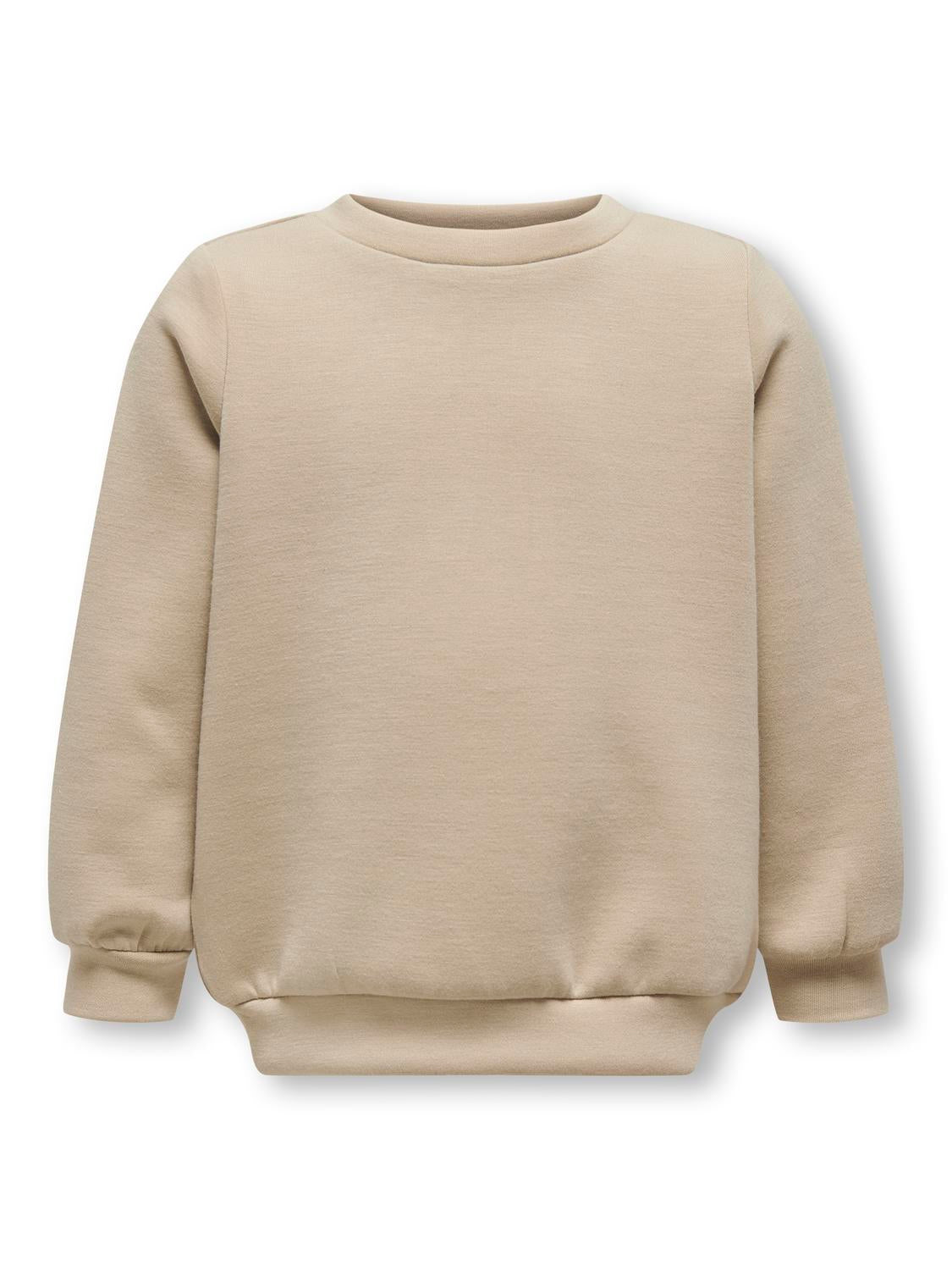 Only Mini Mayra Shine Sweatshirt - Humus -   Cm