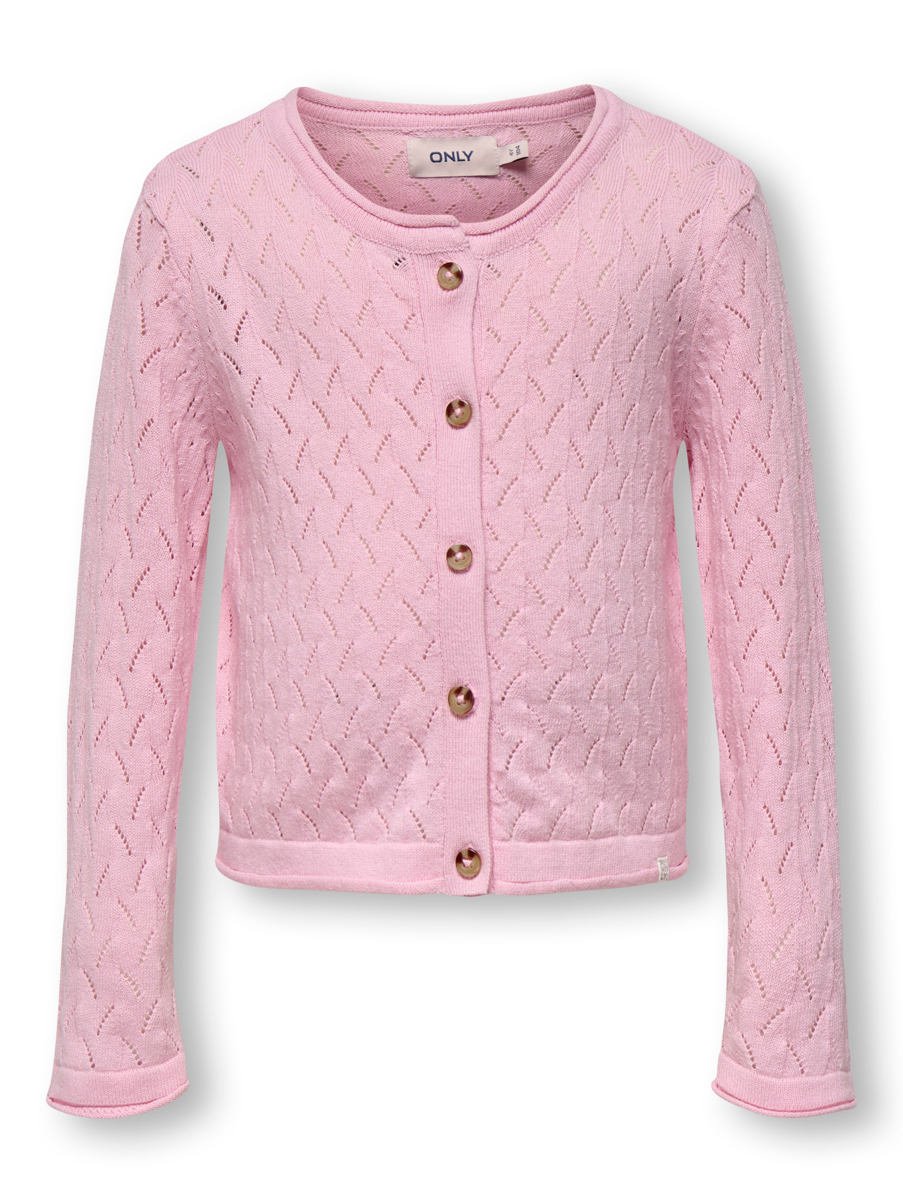 Only Mini Megan Life Cardigan Noos - Roseate Spoonbill -   Cm