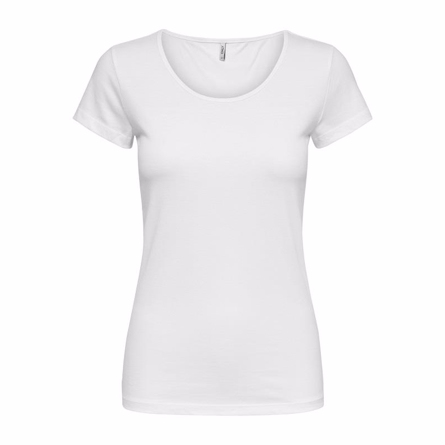 Only Basis T-shirt Hvid