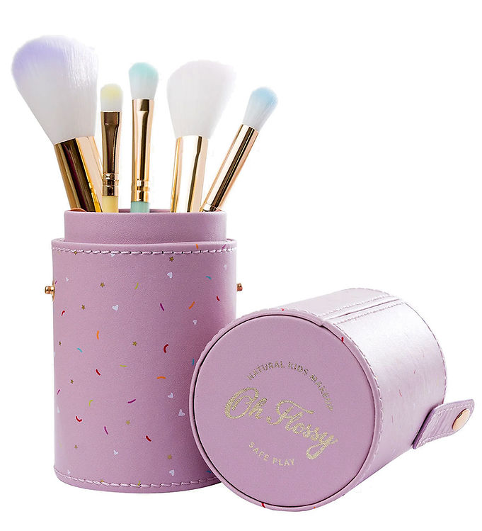 Oh Flossy Makeup-børster -   Stk  - Rainbow