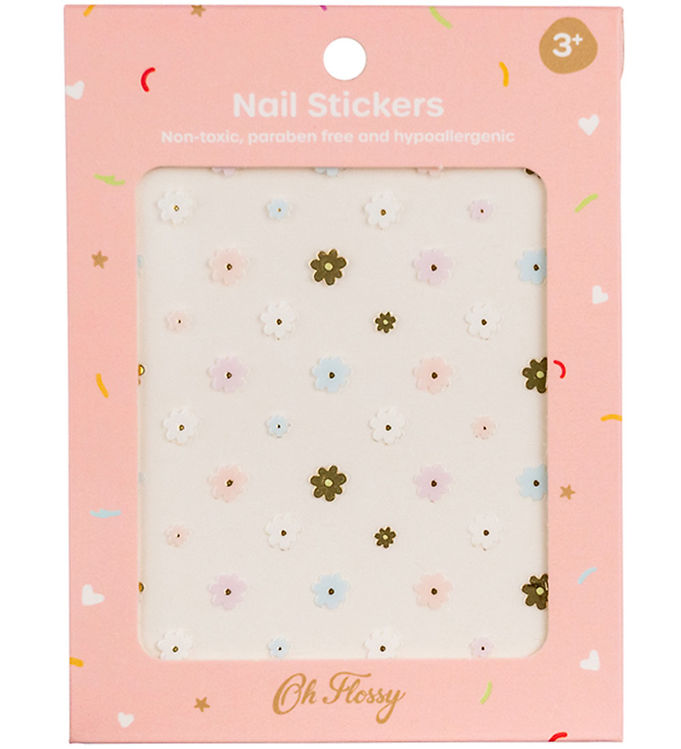 Oh Flossy Negle Klistermærker - Flowers