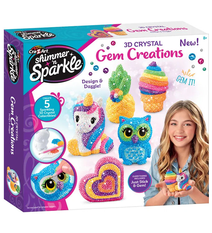 Shimmer N Sparkle Kreasæt -  D Crystal Gem Creations