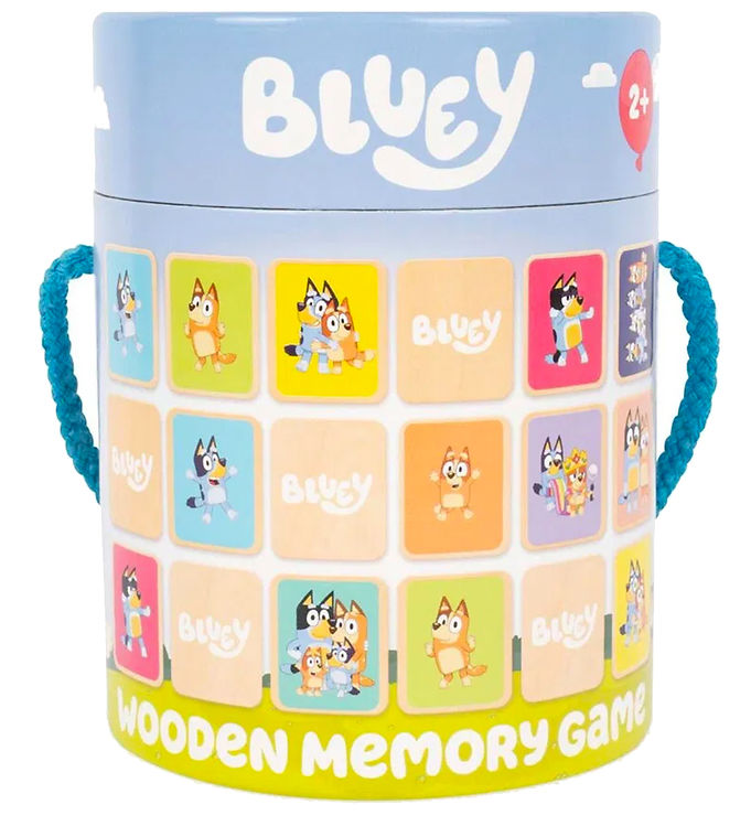 Bluey Vendespil - Træ -   Brikker