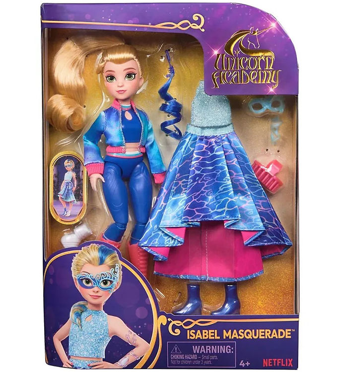 Unicorn Academy Dukke -   Cm - Isabel Masquerade
