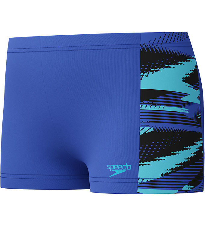 Speedo Badebukser - Hyperboom Panel - Blå M  Print