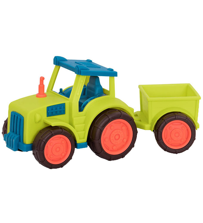 B  Toys Bil - Happy Cruisers -   Cm - Traktor M  Trailer