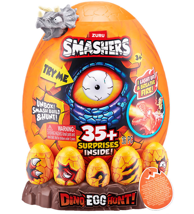 Smashers Legetøj - Dino Egg Hunt -   Overraskelser