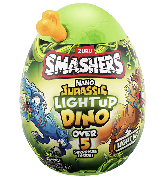 Smashers - Nano Jurassic Light Up Dino Egg