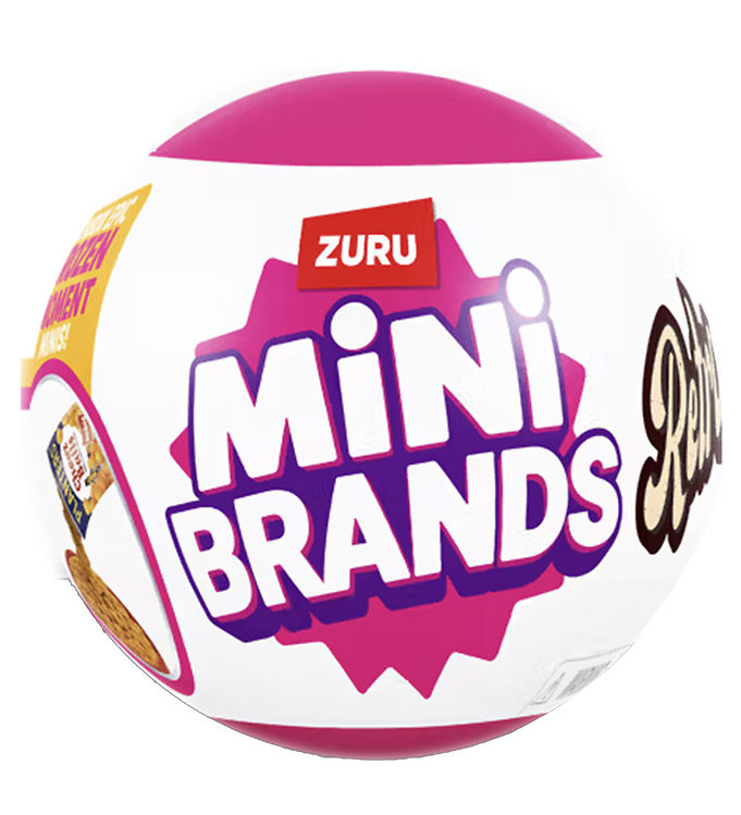 Surprise Kugle M  Overraskelse - Mini Brands - Retro