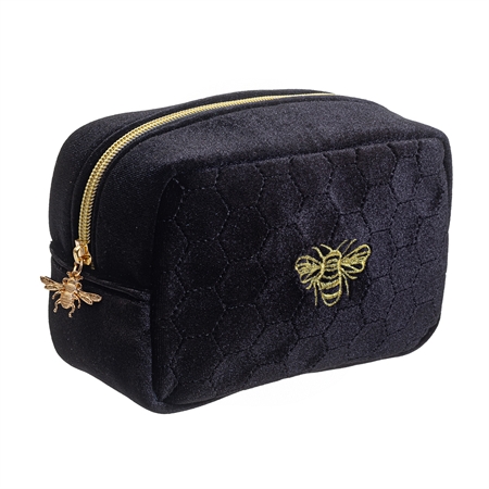 Sass   Belle Makeup Taske Black Bee