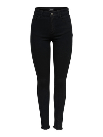 Only Blush Midwaist Skinny Fit Jeans Black