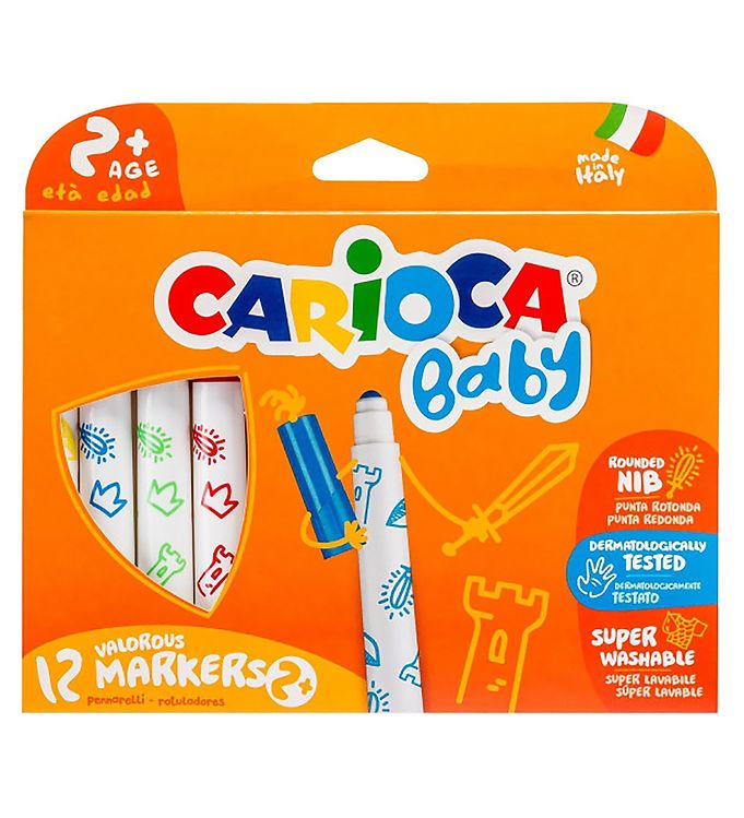 Carioca Baby Tuscher -   Stk - Multifarvet