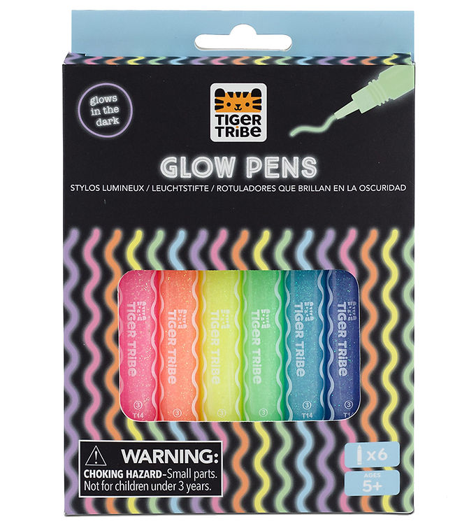 Tiger Tribe Farvesæt -  -pak - Glow Pens