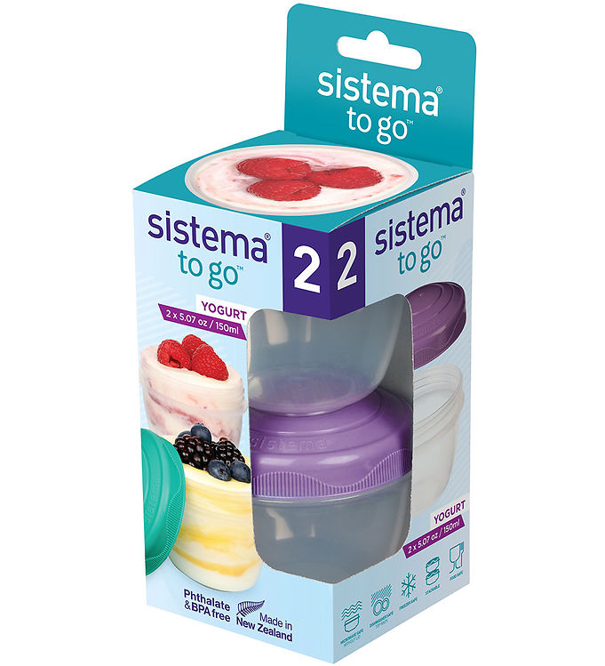 Sistema Beholdere - Yogurt  -pack -   Ml - Turkis Lilla