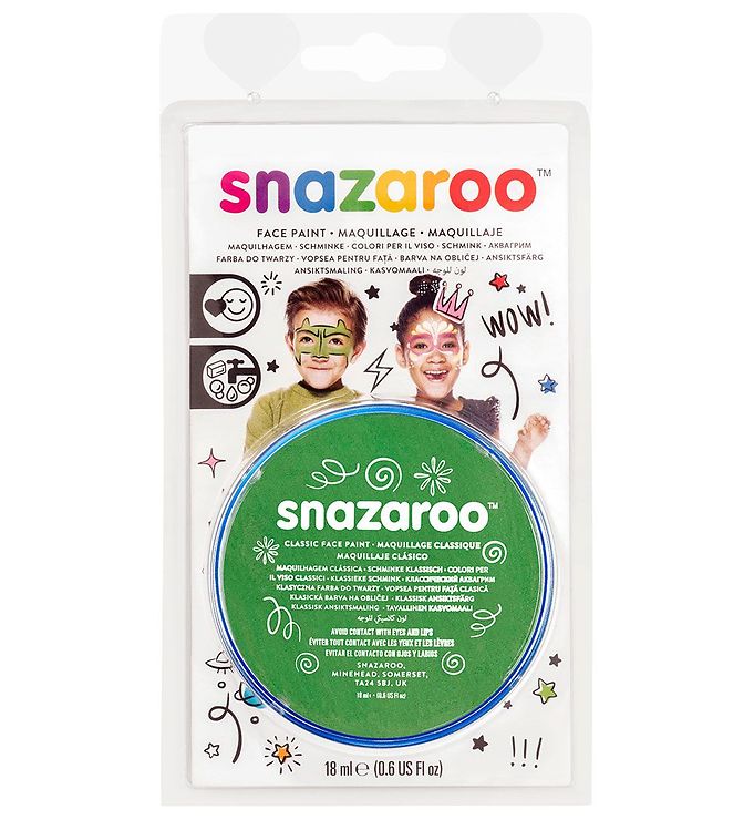 Snazaroo Ansigtsmaling -   Ml - Grass Green