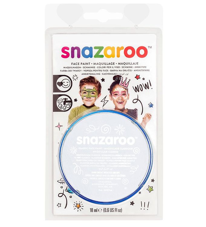 Snazaroo Ansigtsmaling -   Ml - White