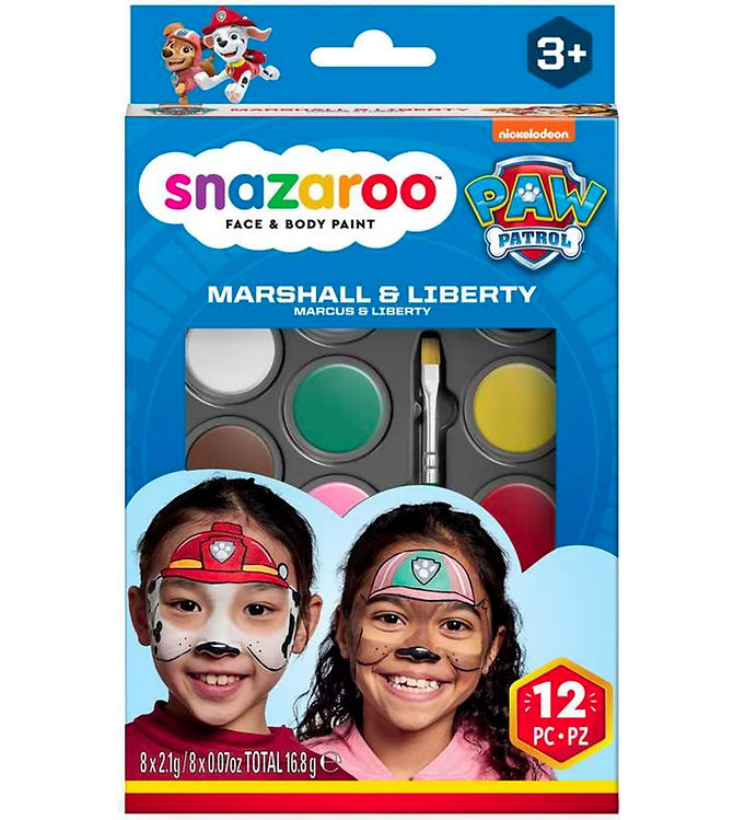 Snazaroo Ansigtsmaling -   Farver - Paw Patrol Marshall   Libert